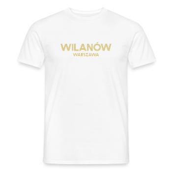 WILANOW Warszawa Warsaw Warschau - Men's T-Shirt - white - Front - AI Model Male 178 dark (178cm)