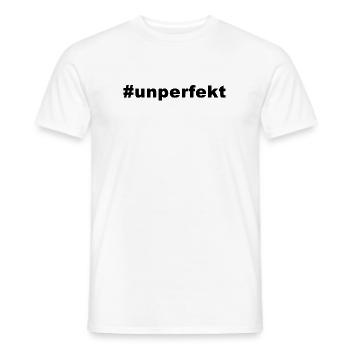 unperfekt, Selbstliebe - Männer T-Shirt - Weiß - Vorne - AI Model Male 178 dark (178cm)