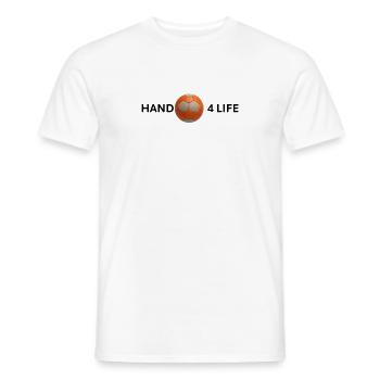HANDBALL 4 LIFE - T-shirt homme - blanc - Devant - AI Model Male 178 dark (178cm)