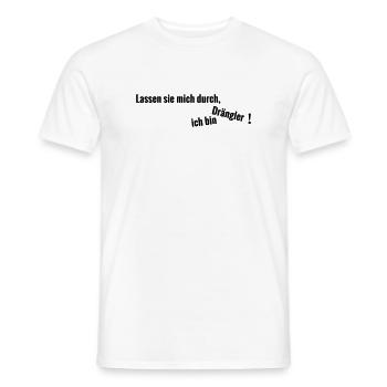 Draengler - Männer T-Shirt - Weiß - Vorne - AI Model Male 178 dark (178cm)