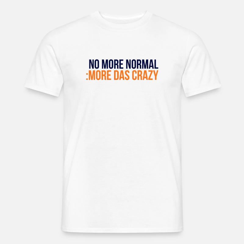 GIUDAN Jugendwort 25 Collection: no more normal - Männer T-Shirt - Weiß
