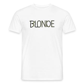 Blonde - Männer T-Shirt - Weiß - Vorne - AI Model Male 178 dark (178cm)