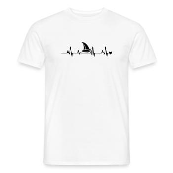 Sail - Männer T-Shirt - Weiß - Vorne - AI Model Male 178 dark (178cm)