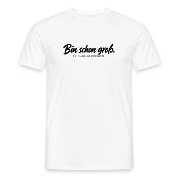 lustiger Spruch - Männer T-Shirt - Weiß - Vorne - AI Model Male 178 dark (178cm)
