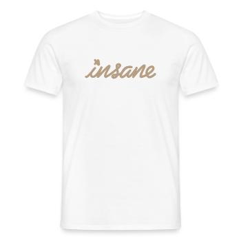 Insane Mood – The Attitude Without Limits - Men's T-Shirt - white - Front - AI Model Male 178 dark (178cm)