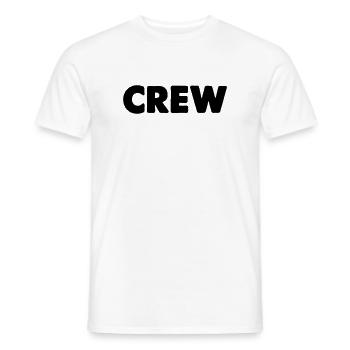 équipage - T-shirt homme - blanc - Devant - AI Model Male 178 dark (178cm)