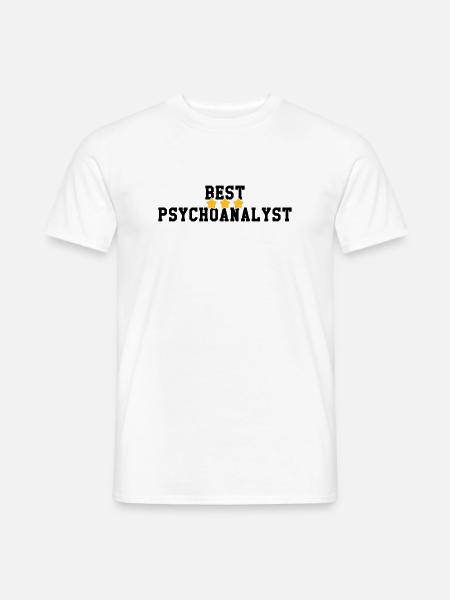 Psychoanalysis Psychoanalytiker Psychanalyse - Men's T-Shirt - white
