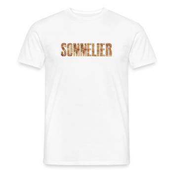 sommelier - Men's T-Shirt - white - Front - AI Model Male 178 dark (178cm)