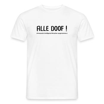 Anwesende ausgeschlossen - Männer T-Shirt - Weiß - Vorne - AI Model Male 178 dark (178cm)