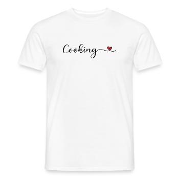Kochen - Männer T-Shirt - Weiß - Vorne - AI Model Male 178 dark (178cm)
