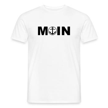 MOIN - Das nordische Motiv - Männer T-Shirt - Weiß - Vorne - AI Model Male 178 dark (178cm)