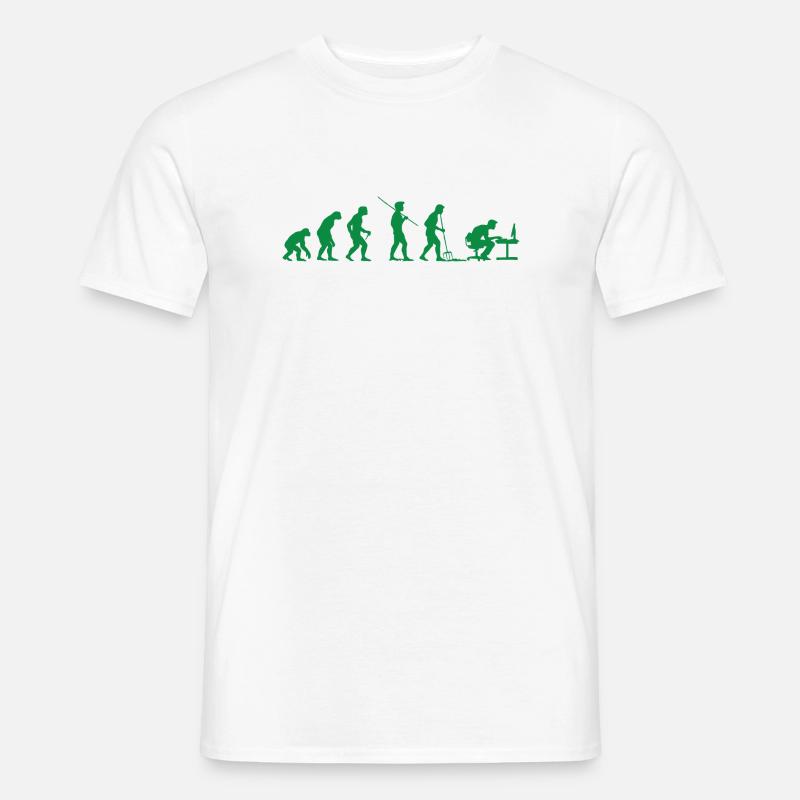 Programmeur Évolution Informaticien Développeur - T-shirt homme - blanc