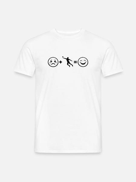 Geschenkidee für einen Faustball-Fan mit Faustball - Männer T-Shirt - Weiß