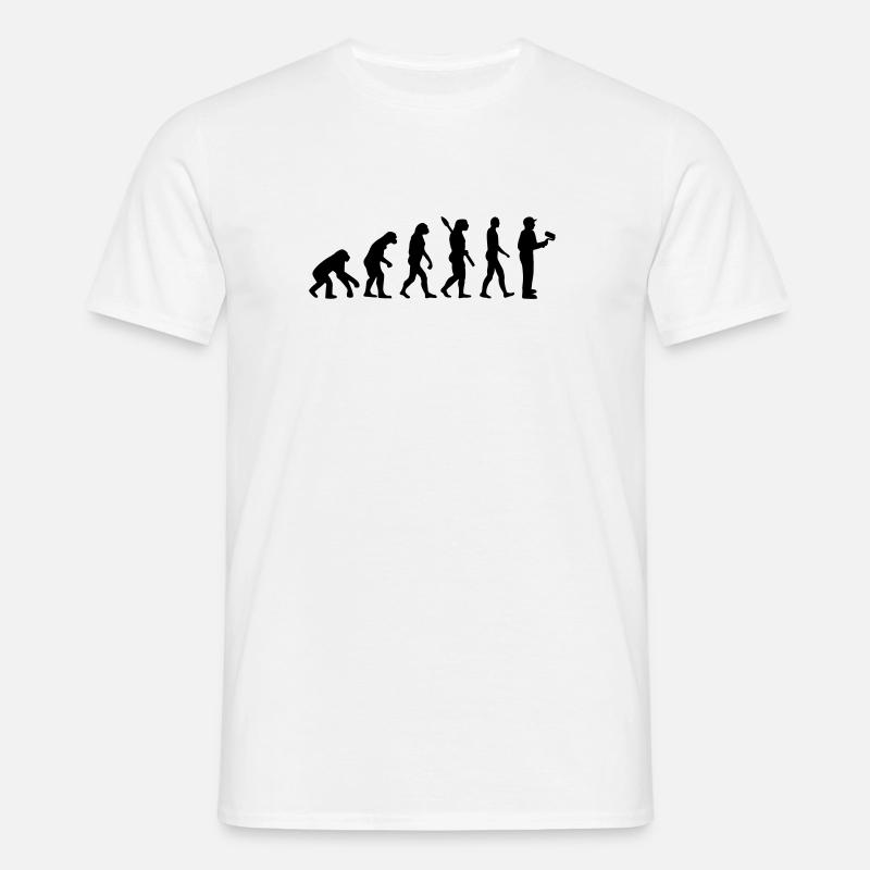 Painter evolution - Men's T-Shirt - white