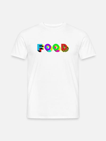 Essen Food lecker - Männer T-Shirt - Weiß