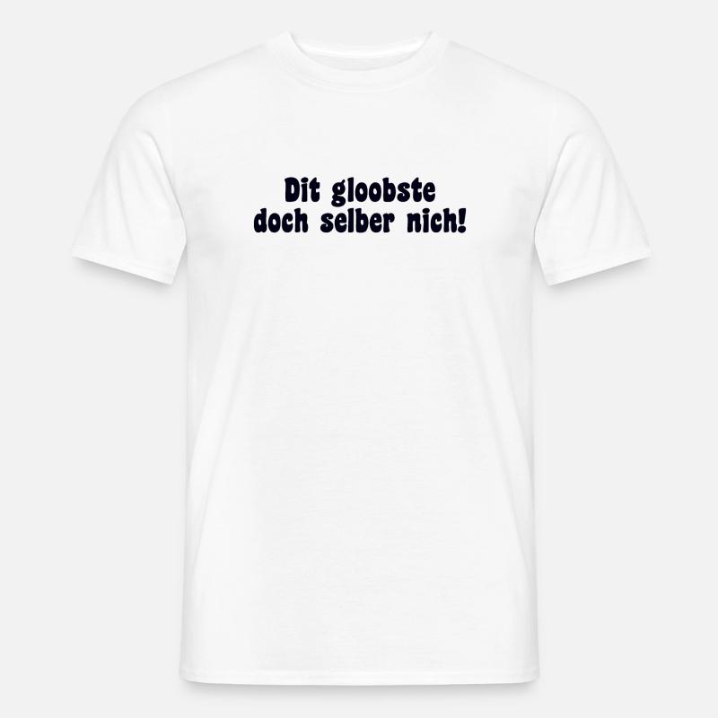Berlin Spruch Dialekt Retro - Männer T-Shirt - Weiß