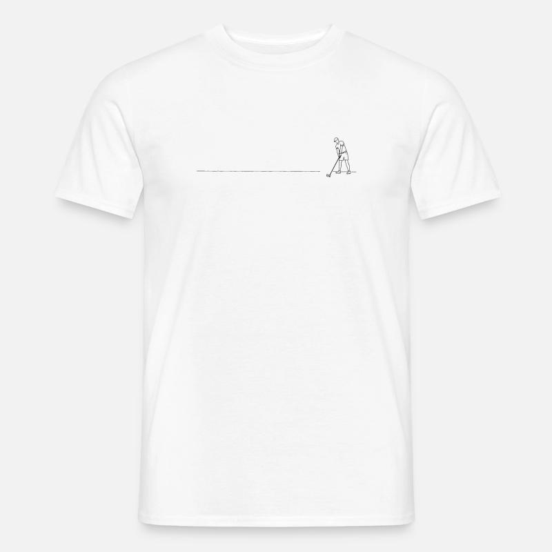 Golf - Männer T-Shirt - Weiß