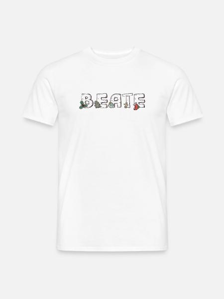 Beate Weihnachtszauber - Männer T-Shirt - Weiß