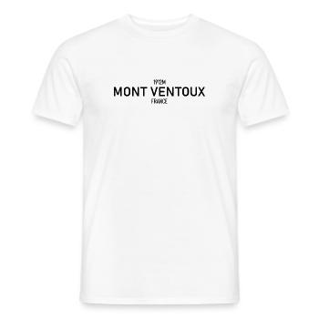 Mont Ventoux Premium Black - Männer T-Shirt - Weiß - Vorne - AI Model Male 178 dark (178cm)