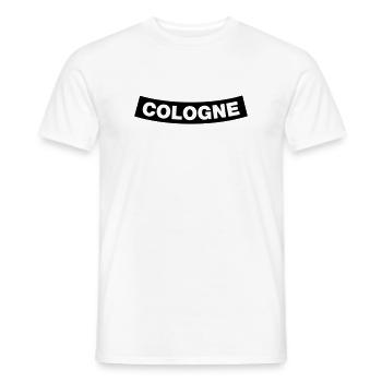 Cologne Chapter Element 1C (JGA MC-Rocker-Style) - Men's T-Shirt - white - Front - AI Model Male 178 dark (178cm)