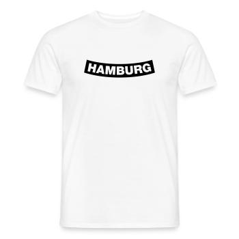 Hamburg Chapter Element 1C (JGA MC-Rocker-Style) - Männer T-Shirt - Weiß - Vorne - AI Model Male 178 dark (178cm)