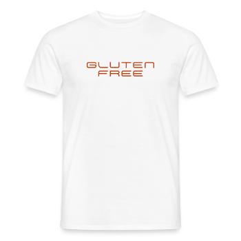 Gluten Free - Men's T-Shirt - white - Front - AI Model Male 178 dark (178cm)
