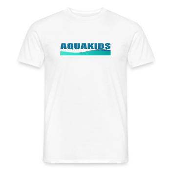 AQUAKIDS - Men's T-Shirt - white - Front - AI Model Male 178 dark (178cm)