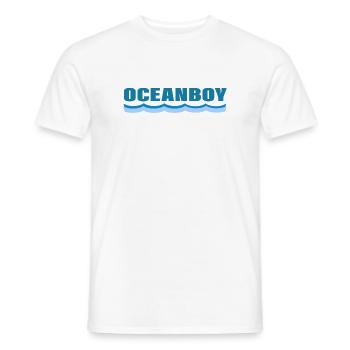 GARÇON OCÉAN - T-shirt homme - blanc - Devant - AI Model Male 178 dark (178cm)