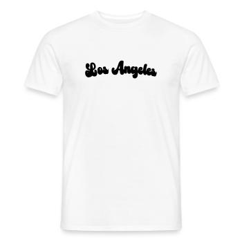 Los Angeles 8 - T-shirt homme - blanc - Devant - AI Model Male 178 dark (178cm)