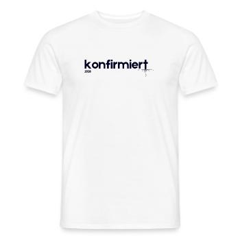 Confirmation 2026 – Gift I Modern Shirt - Men's T-Shirt - white - Front - AI Model Male 178 dark (178cm)