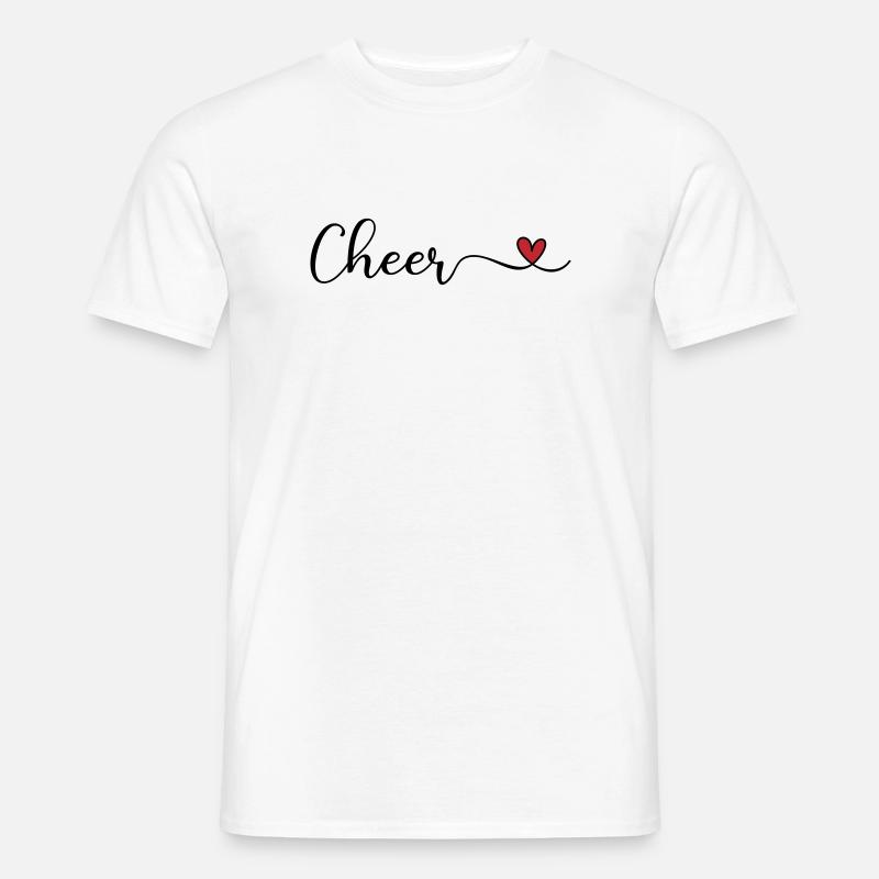 Cheer - Männer T-Shirt - Weiß