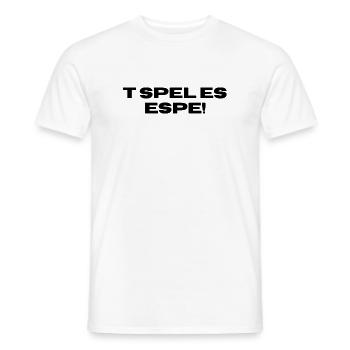 Gents_Dialect_T-shirt_-_Belgische_Streetwear - T-shirt homme - blanc - Devant - AI Model Male 178 dark (178cm)