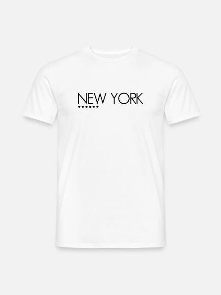 New York - Men's T-Shirt - white