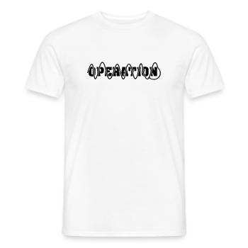 Operation, wenn die Wunde vernäht ist - Männer T-Shirt - Weiß - Vorne - AI Model Male 178 dark (178cm)