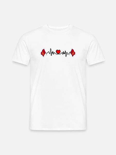 Languedoc-Roussillon, Frankreich – Im Herzen - Männer T-Shirt - Weiß