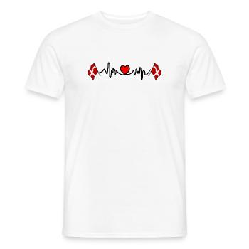 Savoyen, Frankreich – Herz der Alpen - Männer T-Shirt - Weiß - Vorne - AI Model Male 178 dark (178cm)