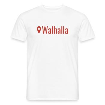 Wikinger Standort Walhalla  - Männer T-Shirt - Weiß - Vorne - AI Model Male 178 dark (178cm)