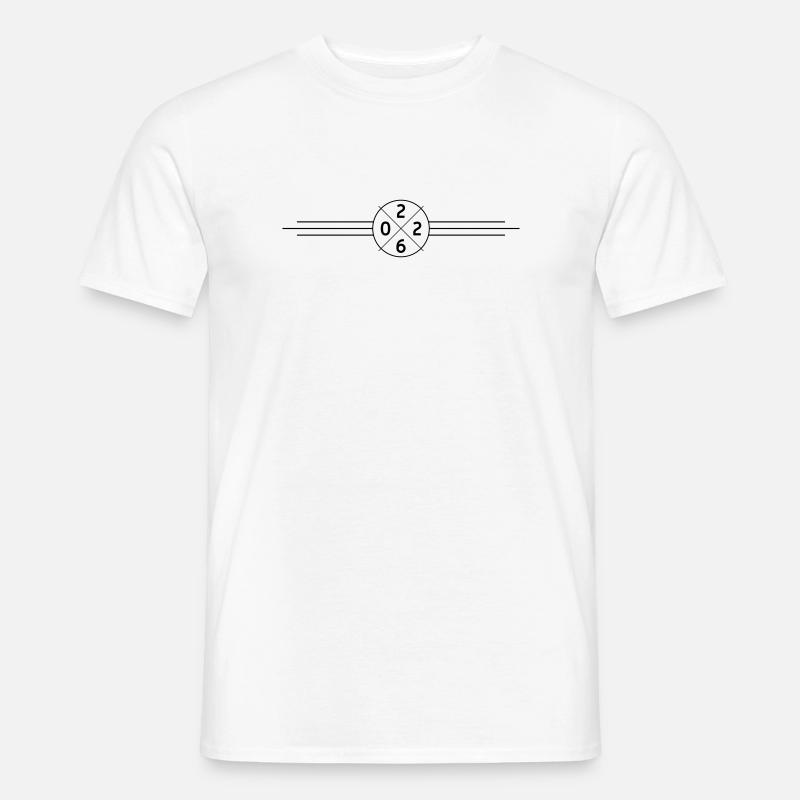 2026 årgang - Mænd T-shirt - hvid
