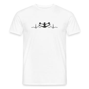 Cheerpom pom girls Mom Cheerleading - T-shirt homme - blanc - Devant - AI Model Male 178 dark (178cm)