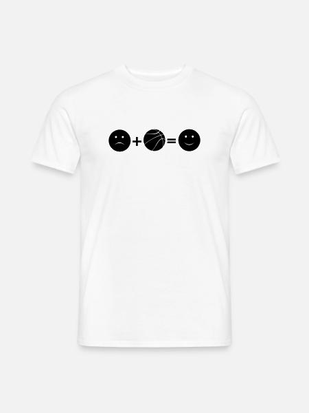 Basketball Sport - Männer T-Shirt - Weiß
