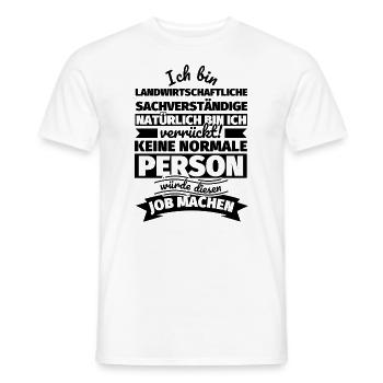Landwirtschaftliche Sachverständige Geschenke - Männer T-Shirt - Weiß - Vorne - AI Model Male 178 dark (178cm)