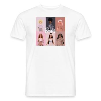 Barbie Portrait De Groupe - T-shirt homme - blanc - Devant - AI Model Male 178 dark (178cm)