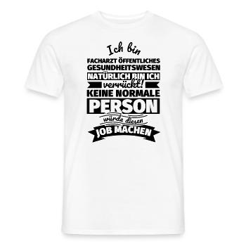 Facharzt Öffentliches Gesundheitswesen Geschenke - Männer T-Shirt - Weiß - Vorne - AI Model Male 178 dark (178cm)