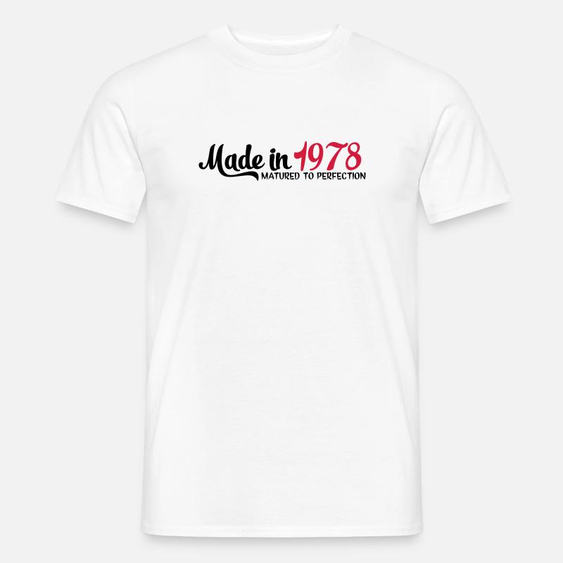 1978 - Männer T-Shirt - Weiß