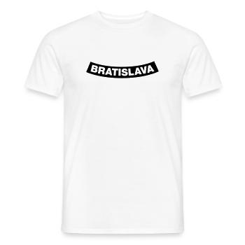 Bratislava ChapterElement 1C (JGA MC-Rocker-Style) - Men's T-Shirt - white - Front - AI Model Male 178 dark (178cm)