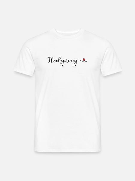 Hochsprung - Männer T-Shirt - Weiß