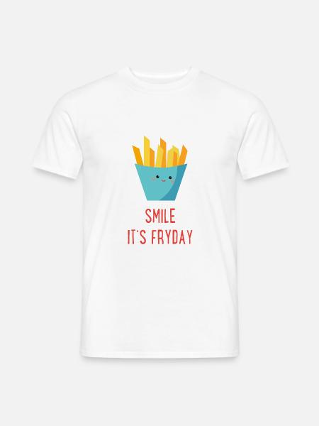 French fries - Men's T-Shirt - white