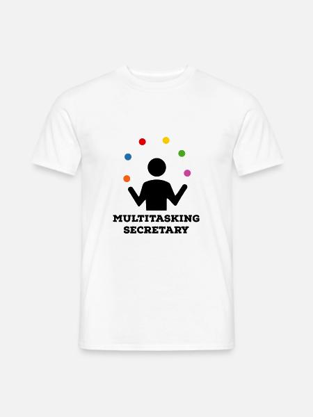 secretary - Men's T-Shirt - white