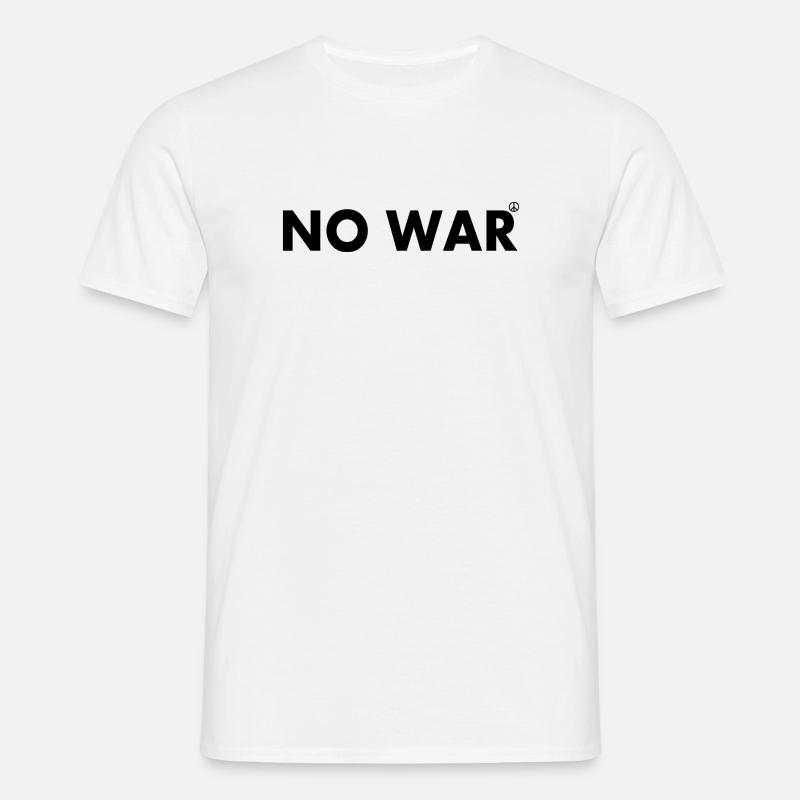 No war - Männer T-Shirt - Weiß