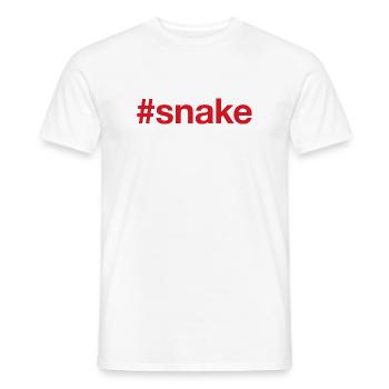 SNAKE Chinese New Year Zodiac - Männer T-Shirt - Weiß - Vorne - AI Model Male 178 dark (178cm)